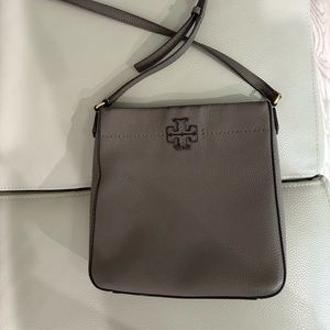 Tory Burch gray handbag